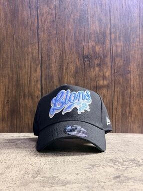 New Era 9FORTY Born x Raised Detroit Lions Script A-Frame Snapback OSFA